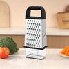 Cheese Grater with Container 4 Sided Stainless Steel Graters for Kitchen Professional Box Grater for Parmesan Vegetables