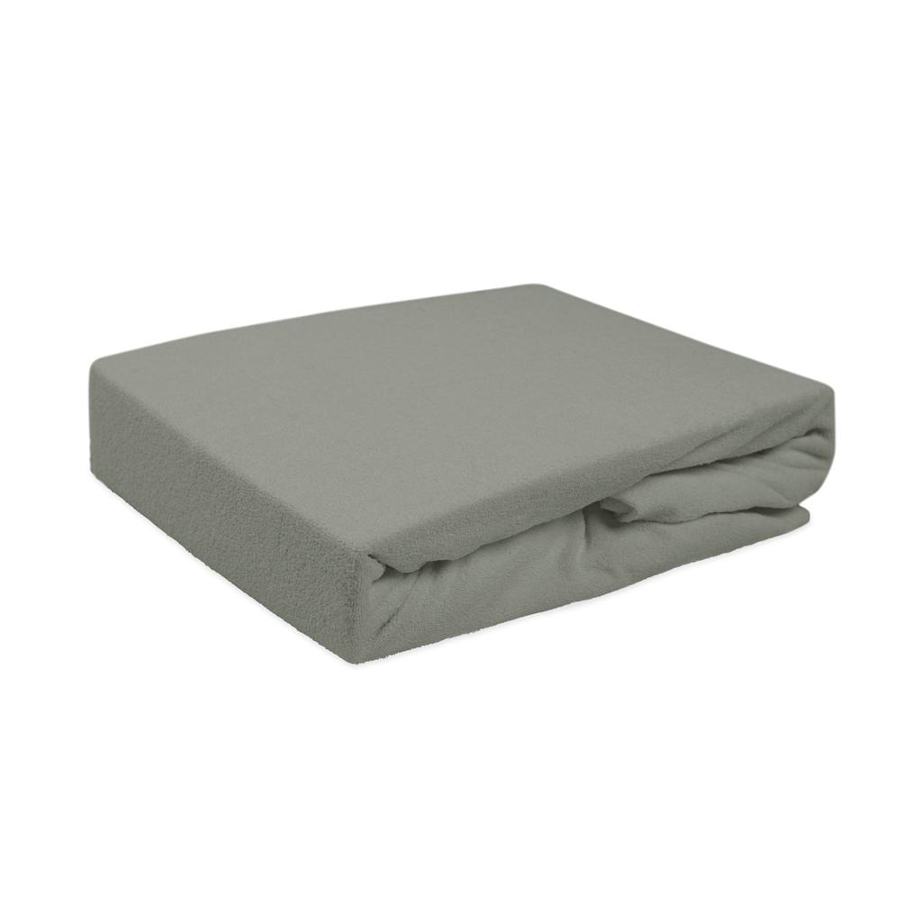 Fitted sheet 120x200 TERRY HIGH GRAMMAGE 200 TERRY FROTTY, gray color