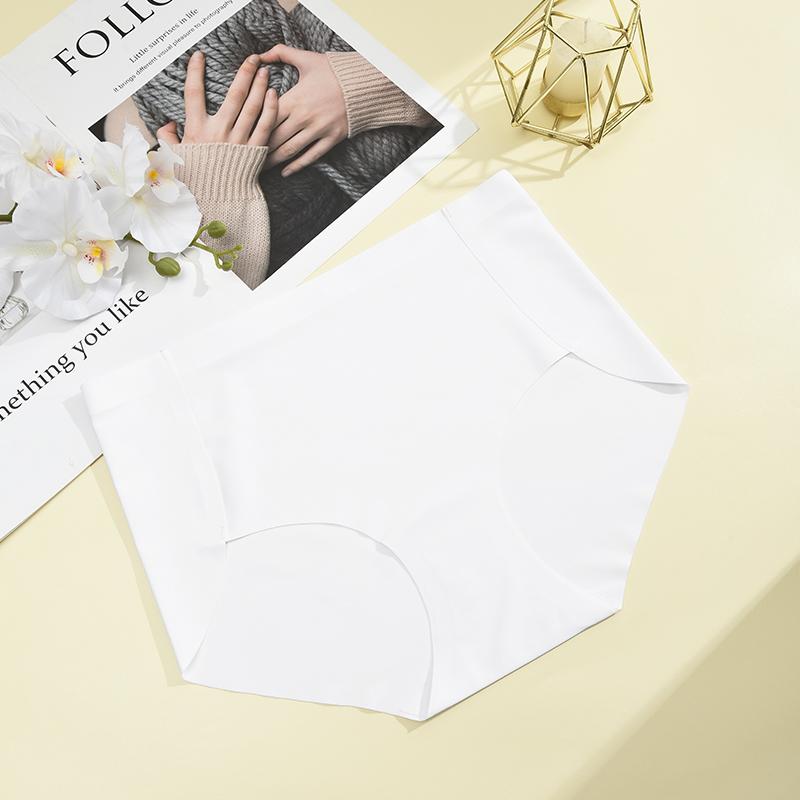 FINETOO Сексуальные бесшовные трусики Удобные мягкие интимные женские трусики Женское интимное белье Женское нижнее белье Ледяной шелк Трусы-слипы