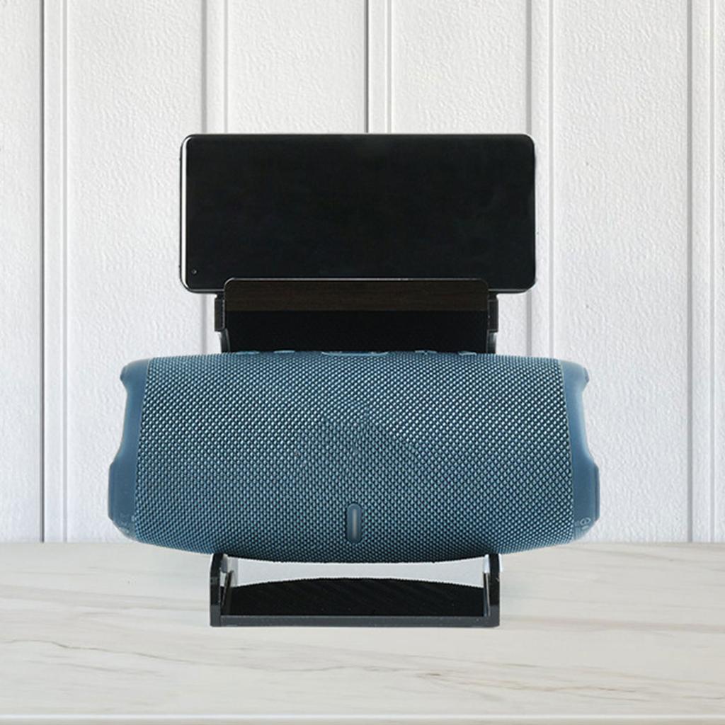 Подставка для настольного динамика 2 в 1 из акрила, держатель для телефона для Charge 5/6, держатель для громкоговорителя, подходящий угол обзора, монтажная стойка