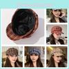 Vintage Plaid Octagonal Hat For Women Autumn Fashion Trendy Beret Versatile Casual Duckbill Cap