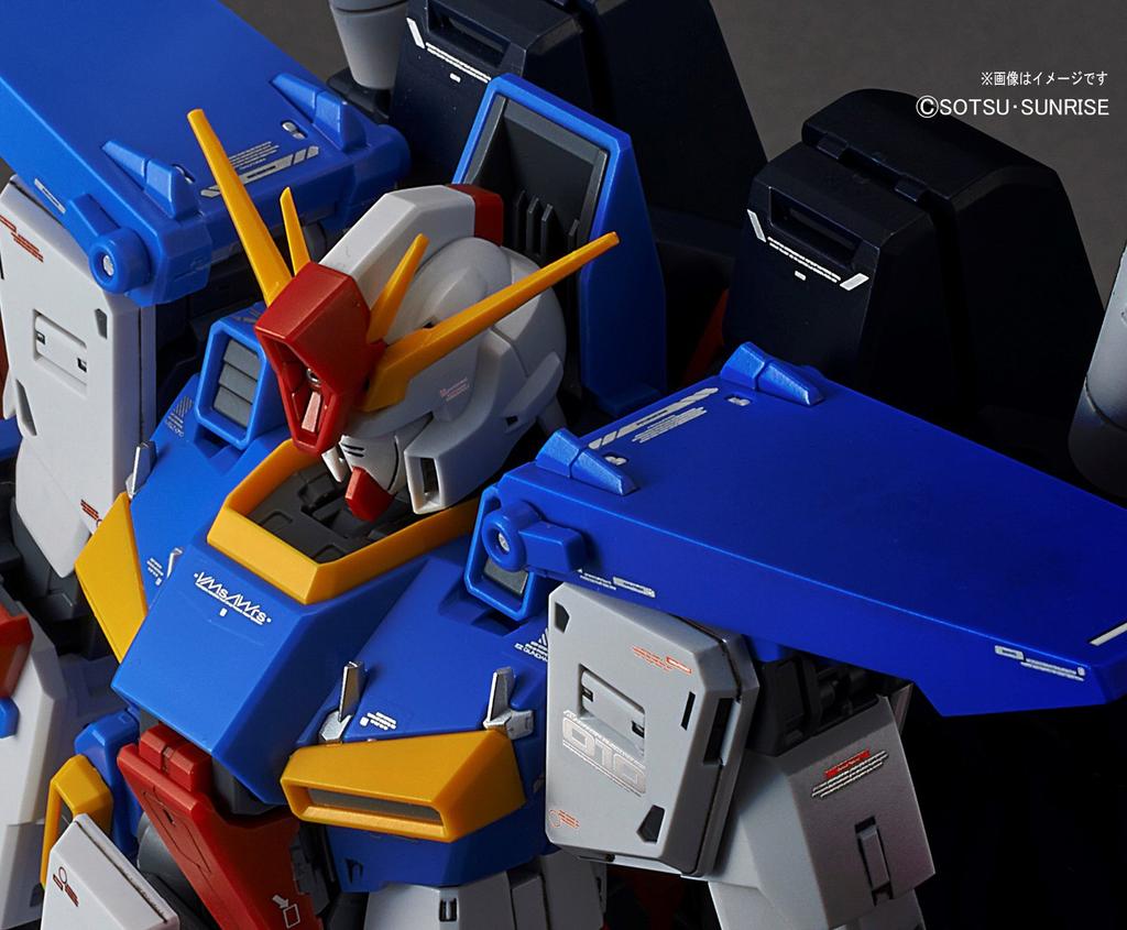 Пластиковая модель MG Mobile Suit Gundam ZZ Double Zeta Gundam масштаба Ver.Ka 1/100 с цветовой кодировкой