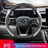 BYD Genuine Leather Steering Wheel Cover for Qin Plus/Pro, Dolphin, Han, F3, Yuan, Song Pro, Han EV, Song Max – Ultra-thin Design