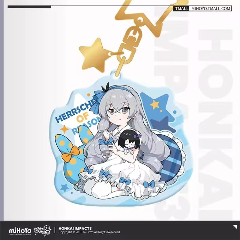 Sunsyea Honkai Impact 3rd Официальный мерч miHoYo Оригинальный Аутентичный Серия XBDLZ Акриловая подставка Значок Брелок Элизия Киана Броня