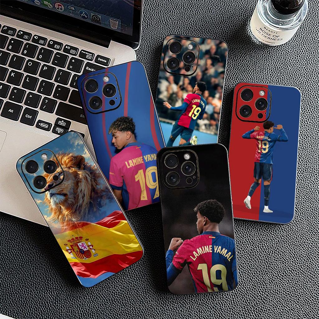 Чехол для Xiaomi Poco C75 C65 C85 X7 X6 M8 F7 F8 Ultra F6 Pro Чехол для телефона Защитный чехол Испания Футбол № 19 Футбол №19 Флаг