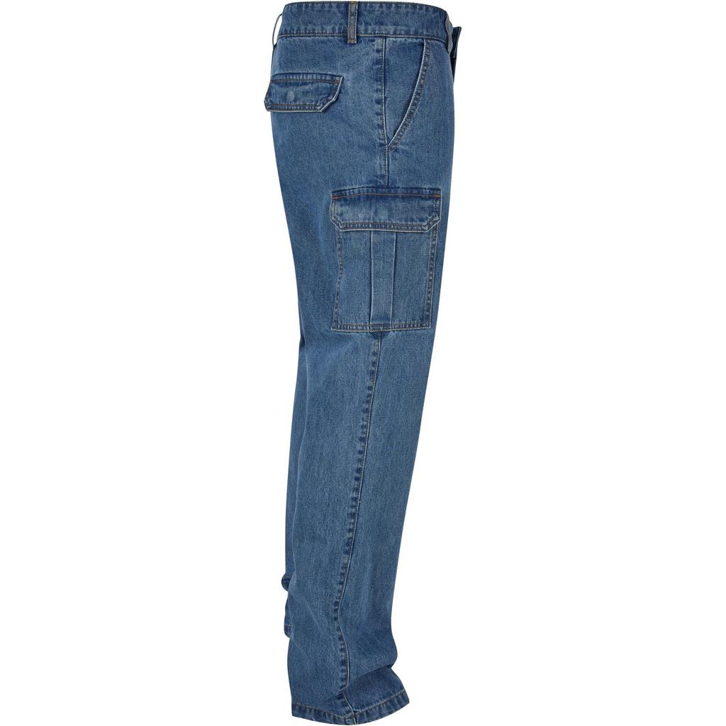 Urban Classics Mens Straight Leg Cargo Jeans