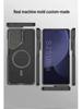 Премиальный кожаный чехол с магнитом для Samsung S25 Ultra