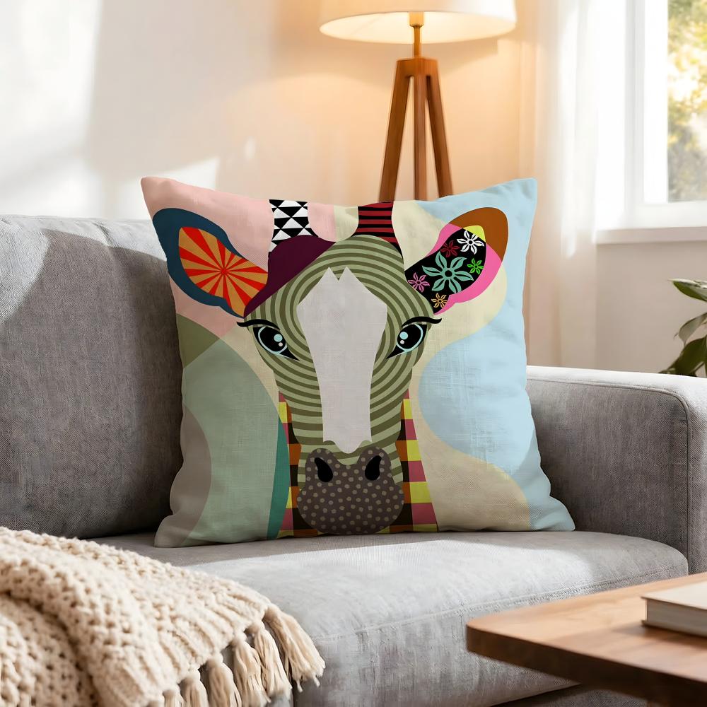 Lanre Adefioye Style Animal Cushion Cover Pcs Decorative Covers Soft Cushion Case for Sofa Couch Decor x x Pillowcases