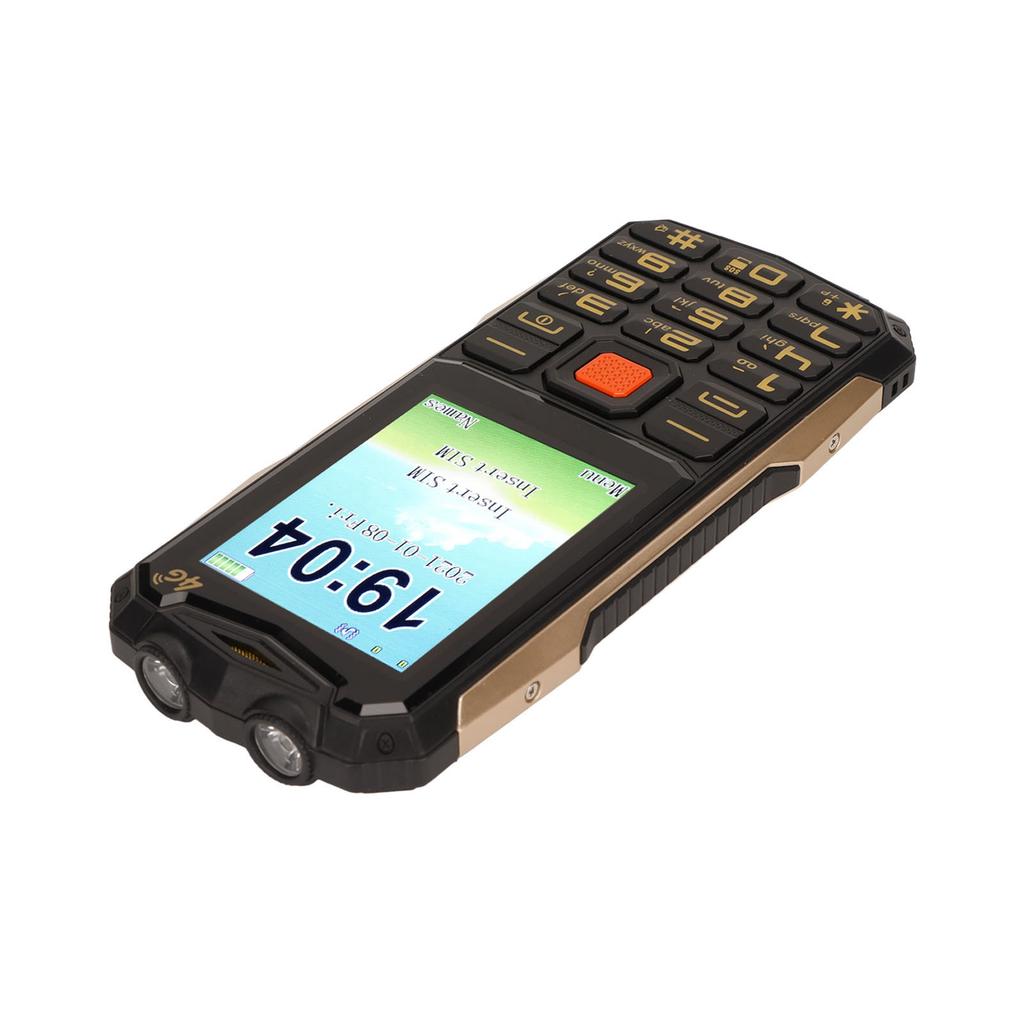 Прямой мобильный телефон ультратонкий 2G сеть две карты двойной режим ожидания 4800 мАч черный для пожилых людей