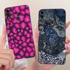 For ITEL A48 Cute Flower Butterfly Cat Painted Case For Itel A48 Black Silicone Soft Phone Cases