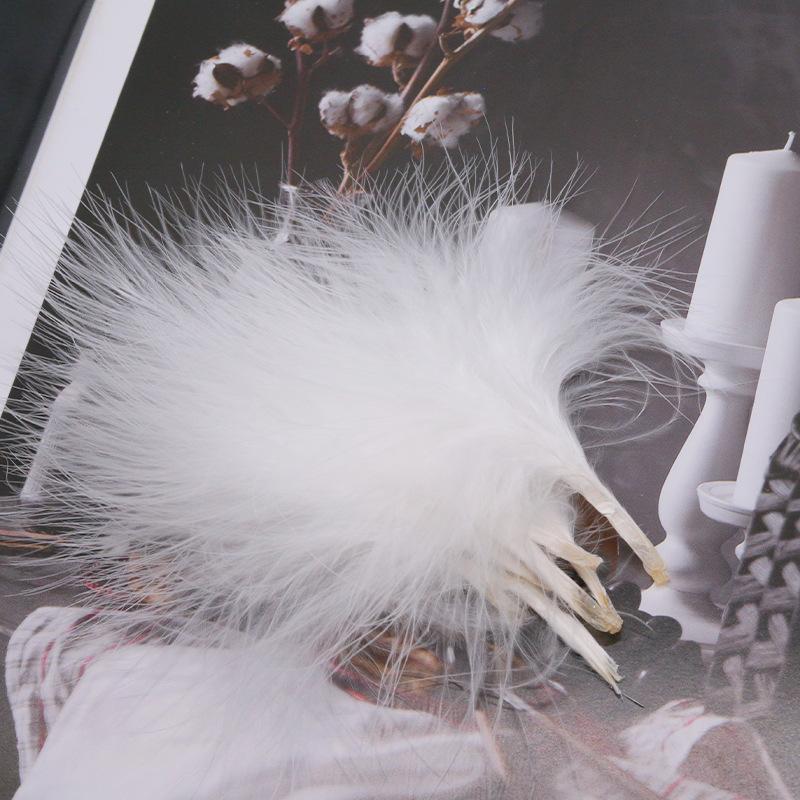 Blood vessel velvet feather turkey feather jewelry cat toy cat stick handicraft dream catcher decorative material