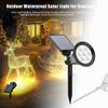 Solar Light Outdoor Waterproof Solar Garden Light Landscape Lighting Channel Spotlight Wall Light Automatic On/off (warm/white)
