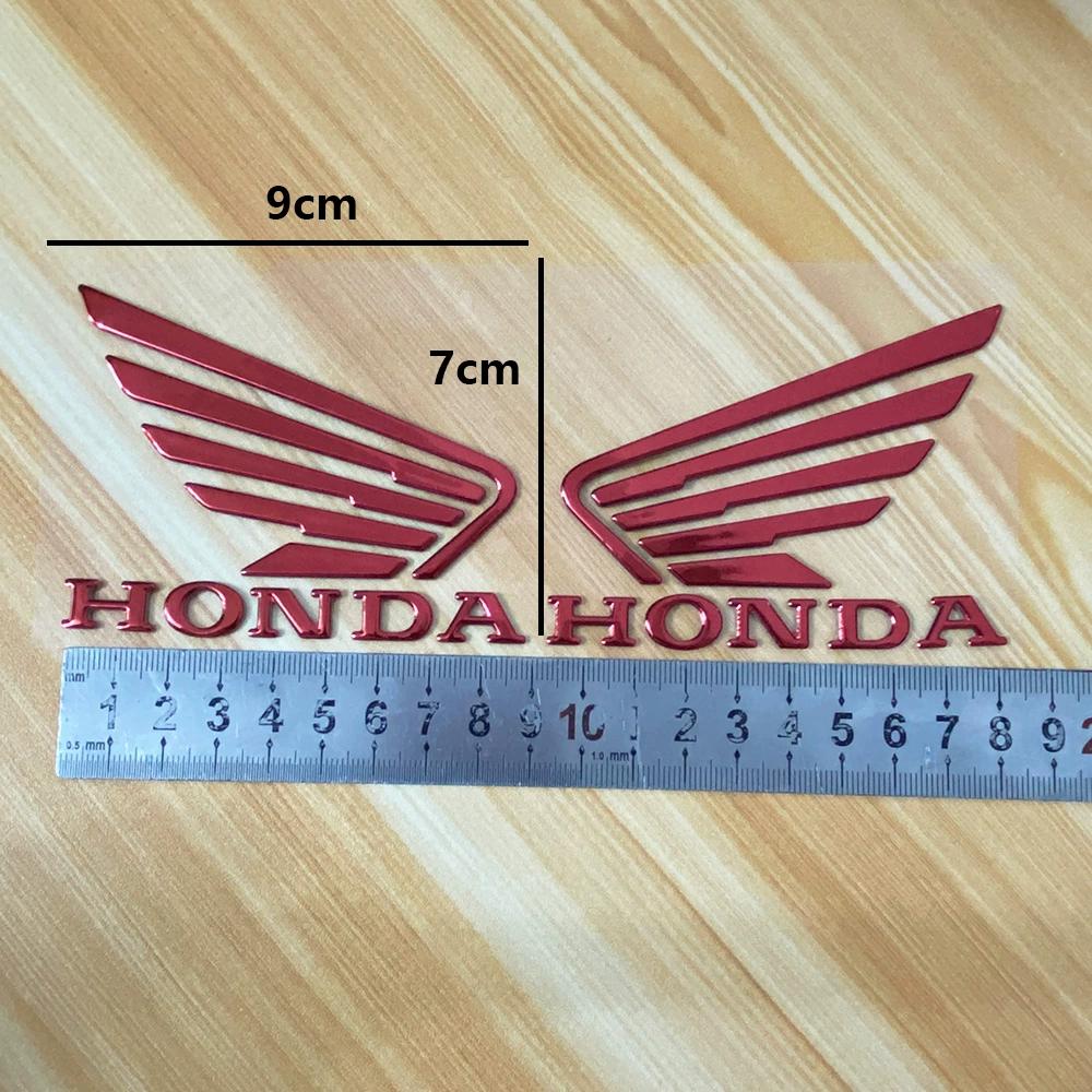Honda Набор для модификации мотоцикла Логотип 3D наклейка HONDA Гальванизированная буквенная наклейка Водонепроницаемая наклейка Мотоаксессуары Cbr 600