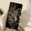 Океанский Чехол с Осьминогом в Эстетичном Стиле Для Samsung Galaxy S25 Ultra S21 S22 S23 S24 Ultra S9 S10 Plus S20 FE S24 FE Задняя Крышка