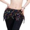Bohemian Women Belt Skirt Sequins Belly Dance Belt Fashion Dancer Skirt  Show Costumes