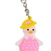 Duck Keychain Soft Cute Compact Lightweight Decorative Cartoon Keyring Pendant for Purse Backpack Handbag Type 1