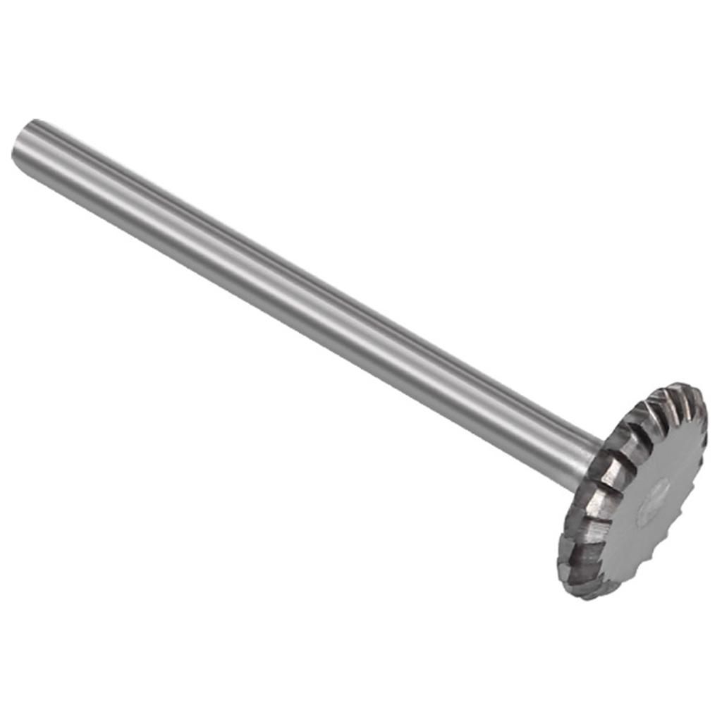 Твердосплавная фреза роторная Т-образная с круглым хвостовиком, электрическая шлифовальная головка для гравировки металла, дерева, камня