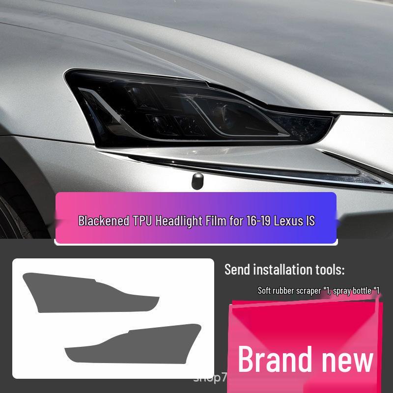 Lexus LX570 Headlight Film – Transparent Smoked Light-Control Protective Film
