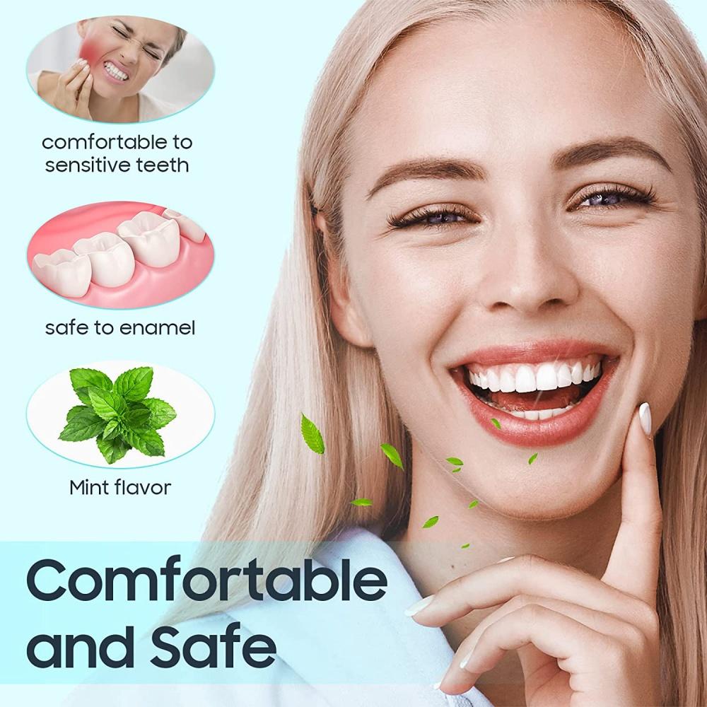28/14 шт. Белые полоски для отбеливания зубов, отбеливающие полоски для чувствительных зубов, безопасная очистка зубов, удаление пятен