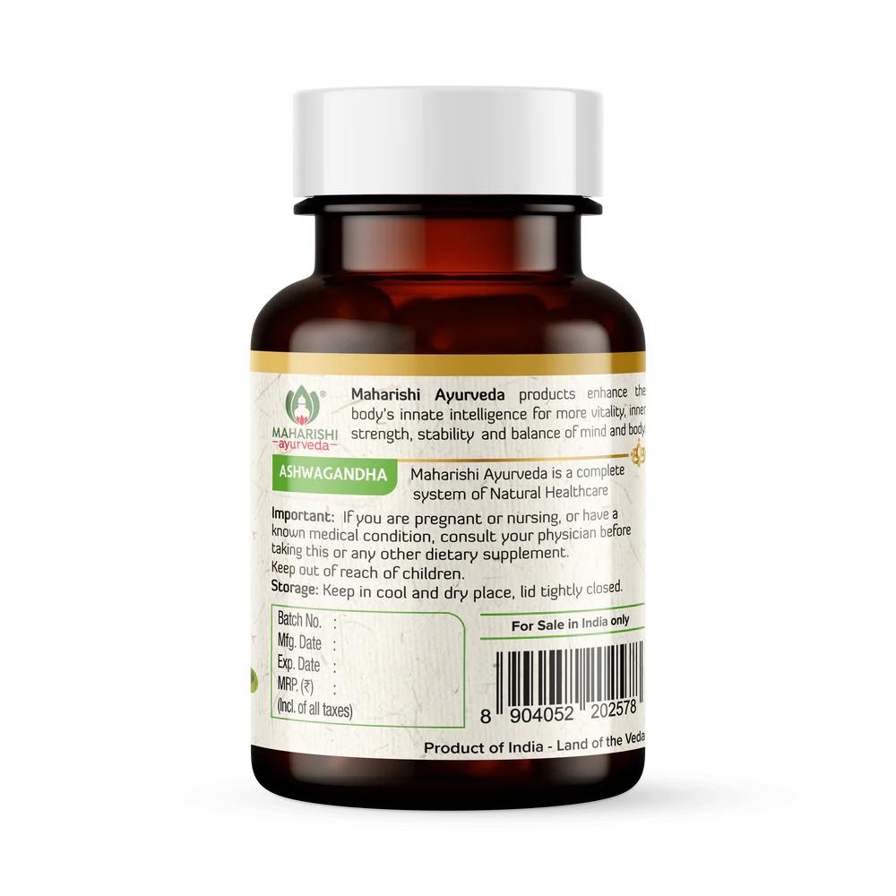 Ашвагандха (60 таб, 500 мг), Organic Ashwagandha,  Maharishi Ayurveda