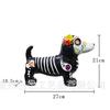 Day of The Dead Animal Figurine Statue Resin Craft Skeleton Sculpture for Home Desk Decoration Dog