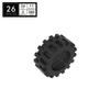 КОЛЕСО 15x6мм Шина для Lego 3641 87414 4084 Строительные Кубики Образовательные Мелкие Детали