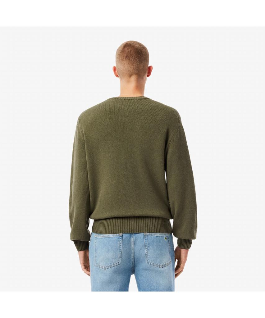 LACOSTE Men'S Wool Crew Neck Sweater Ah2916-55N E9F