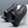 Genuine Leather Mens Vulcanize Shoes Fashion Soft Men Outdoor Shoes Versatile Man Casual Shoes Youth Teenage Skateboard Sneakers