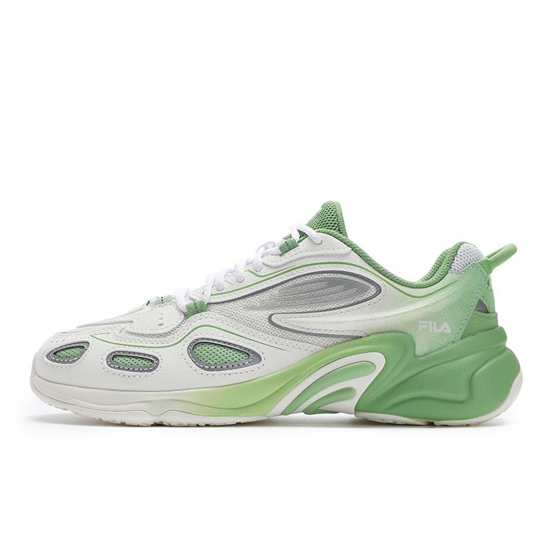 FILA Abrasion Resistant Breathable Coverage Support Running Shoes Women's Slight White Ivory Green F12W532120FWB