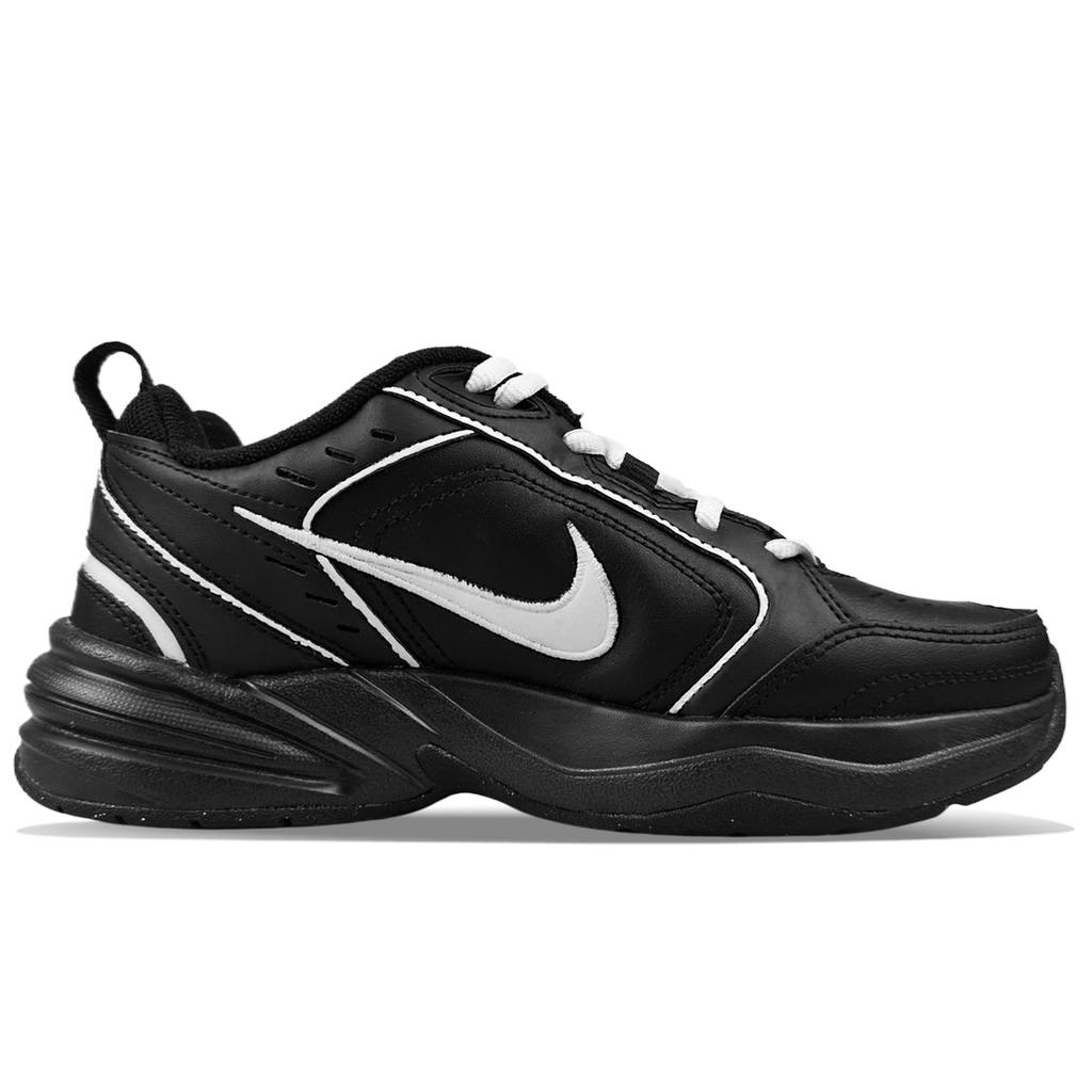 Nike Air Monarch 4 Нескользящие Нескользящие Низкие Массивные Кроссовки Унисекс Черные 415445-001(Команда40-)