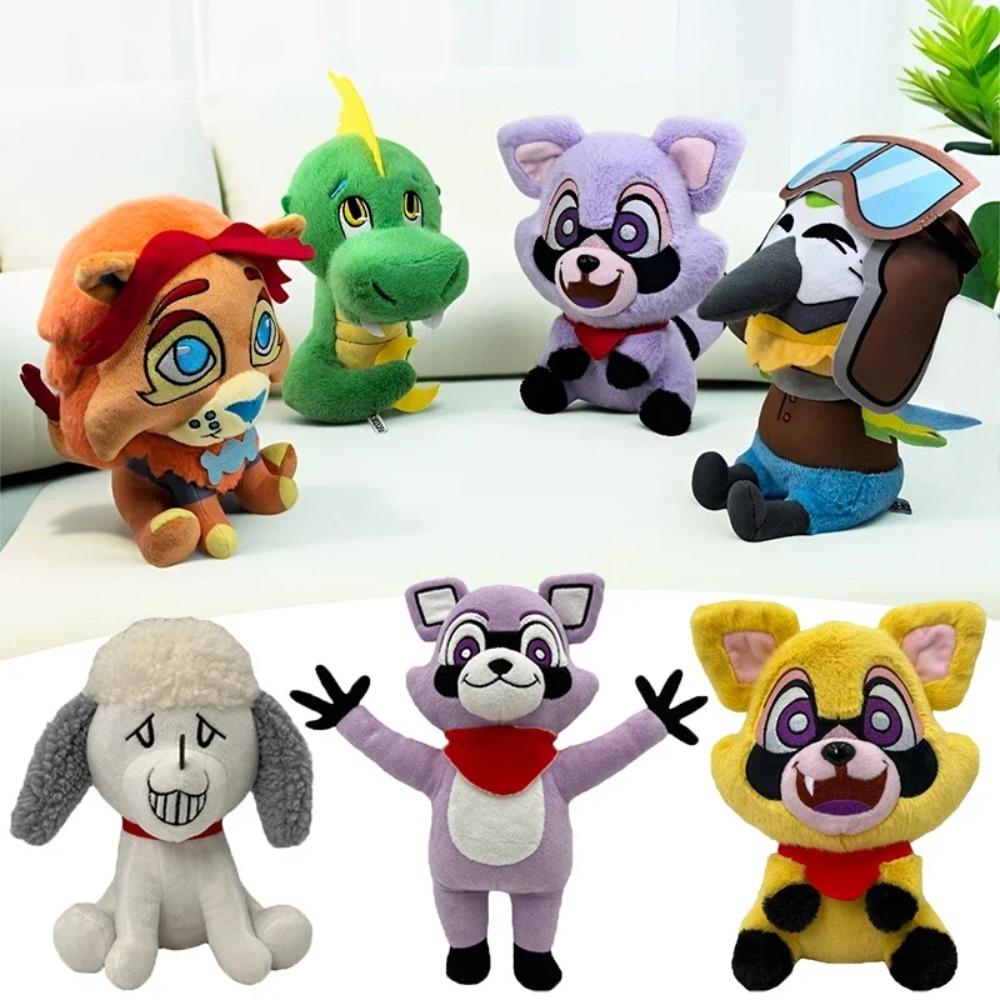 Indigo Park Мягкие игрушки Мультяшный енот Rambly Мягкие куклы Животные Мягкие фигурки Диван Кровать Украшения Подушки Рождественские подарки