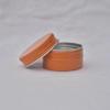50pcs 30ml Orange Color Metal Container 30g Aluminum Tin Jars  Cosmetic Face Eye Cream Packing Empty Can Lip Balm Candle Jar
