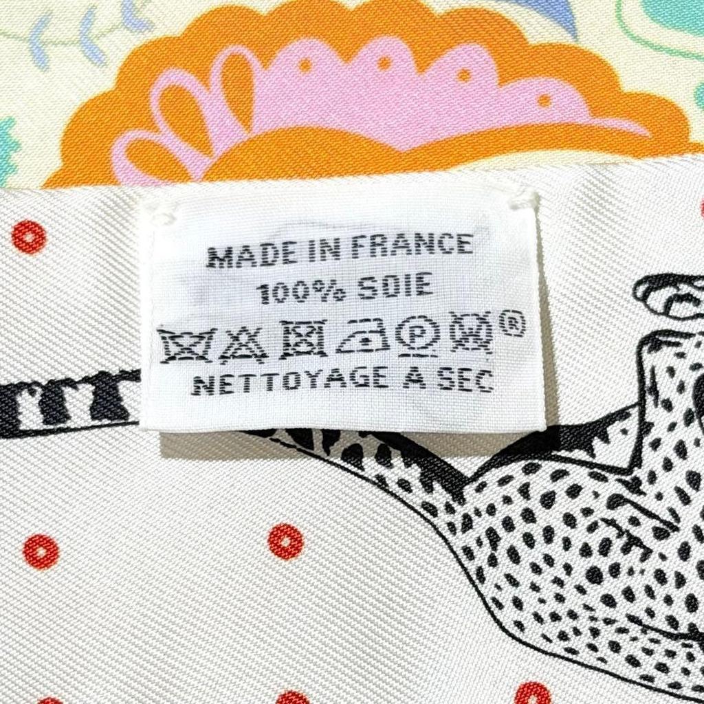 Б/у Hermes Twilly GUEPARDS BANDANA Бандана с гепардами