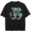 Streetwear Twins Face Graphic T-Shirt Cotton Unisex Tops Tees Summer Short Sleeves T Shirt
