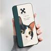 Aesthetic Colorful Color Black Phone Case For Nokia G50 5G Anti-scratch Bumper Soft Casing Unique Cat Background Pattern Shell