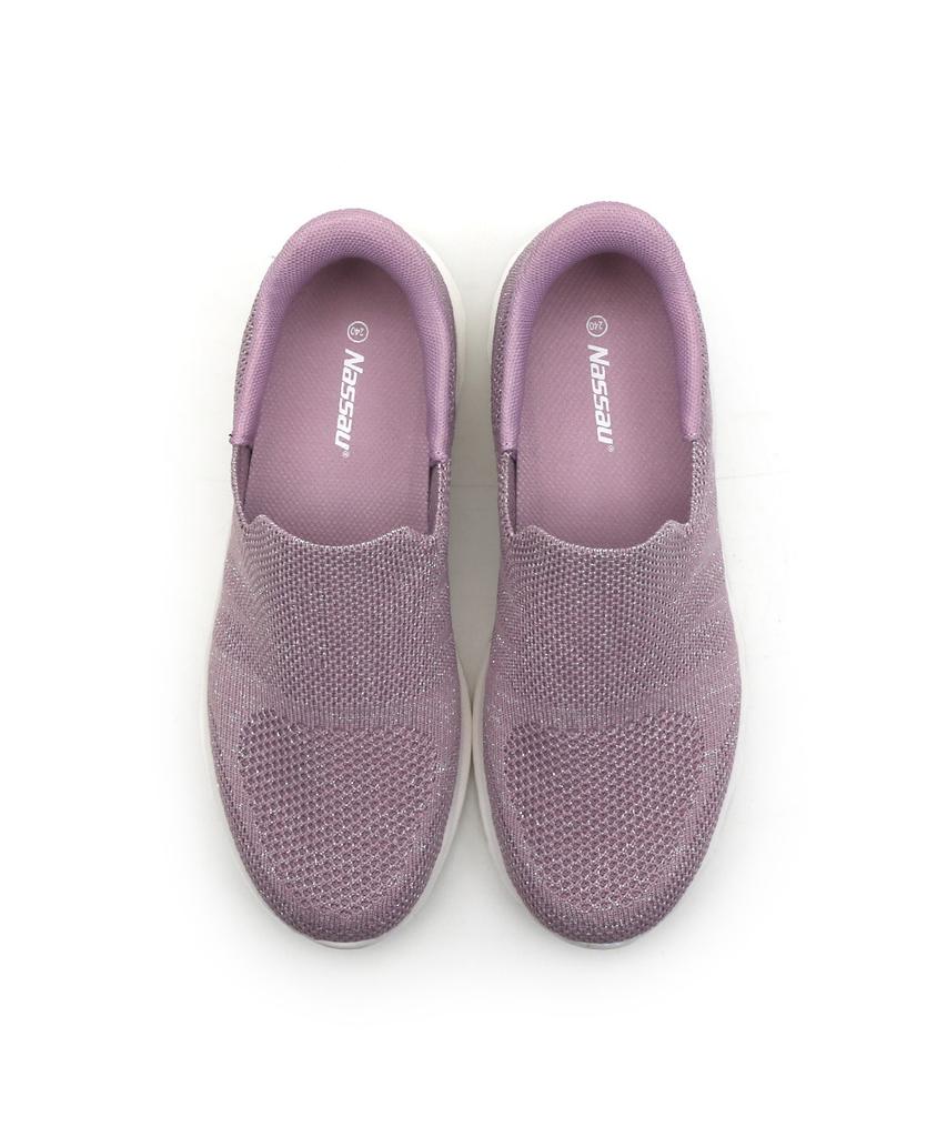 Nassau Baroin Slim Слипоны (розовый)