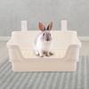 Rabbit Litter Box Toilet Pet Pan Potty Trainer Bedding Box Guinea Pig Corner Litter for Chinchillas Bunny Galesaur