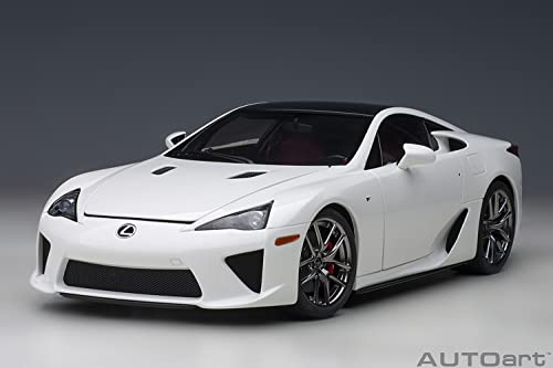 AUTOart Масштаб 1/18 Lexus LFA (Белоснежный/Черный углеродное волокно) Готовый продукт