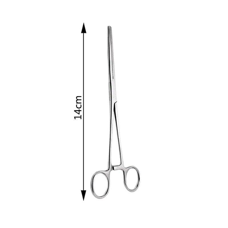 Stainless Steel Hemostatic Forceps Surgical Forceps Hemostat Locking Clamps Forceps Fishing Pliers Curved Pliers Straight Pliers