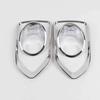 For Kia Sorento 2010 2011 2012 ABS Chrome Front Bumper Fog Light Foglight Lamp Cover Trim Fog Light Bezel Decoration Frame