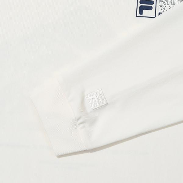 Fila Long Sleeve T shirT whiTe Rock Graphic
