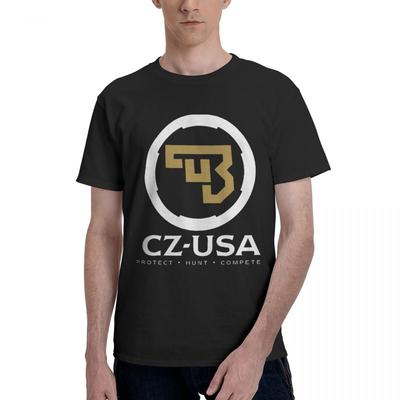 CZUSA 100% Хлопок Повседневная Дышащая Удобная Рукав Манга Смешная Футболка Для Мужчин Одежда Мужская