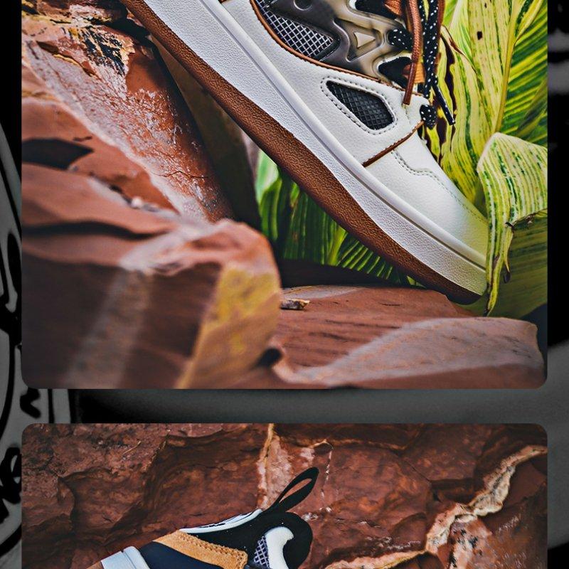 Kappa COPPOlella co branded men's and women's board shoes sports white shoes