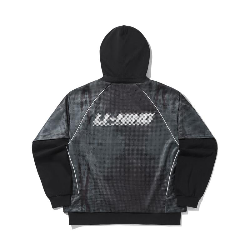 Li Ning Retro Sports Series Sweatshirt Men Sweatshirts Black Multicolor AWDVN45-3