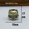Ручная работа Lucky Cat Elephant Head Charms Браслет Шнурок Подвеска EDC Outdoor Tool