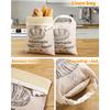 1 Pack Beeswax Bread Bags for Sourdough,Reusable Organic Linen Beeswax Bread Bag for Homemade Sourdough 17 x 12.6 Inches Food Storage Cloth Bag