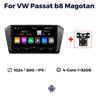 Navifly 2Din Android Car Radio Multimedia Player For Volkswagen VW Magotan Passat B8 2015-2025 IPS GPS Navigation Carplay Stereo