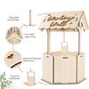 Natural Wooden Gift Card Box Wood Craft Receiving Box Wishes Wedding Card Box  Wedding Party