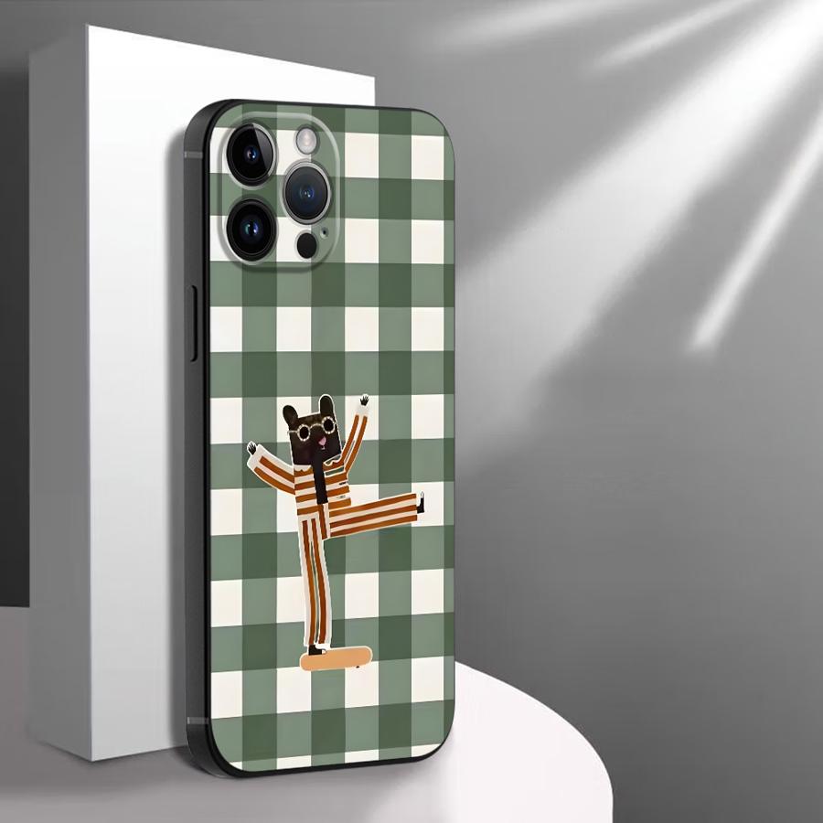 Phone Case for Apple iPhone 17 Pro Max Air 13 11 17e 14 XR XS MAX 15 Pro 7 8 16 12 Funda Phone Cover Creative Cartoon Animals