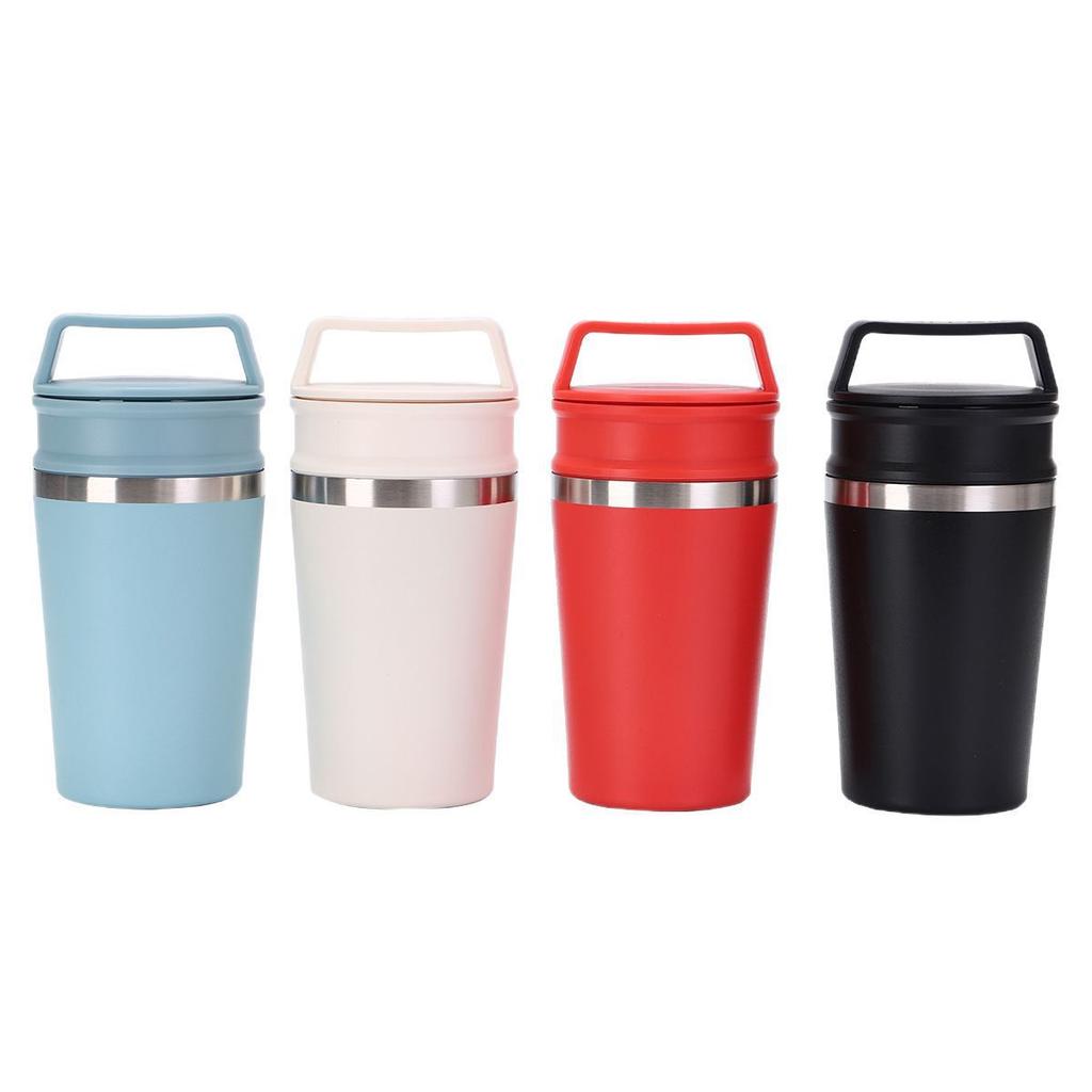 304 Stainless Steel Thermos Cup Household Portable Coffee Cup Creative Vacuum Male And Female Couples Water Cup